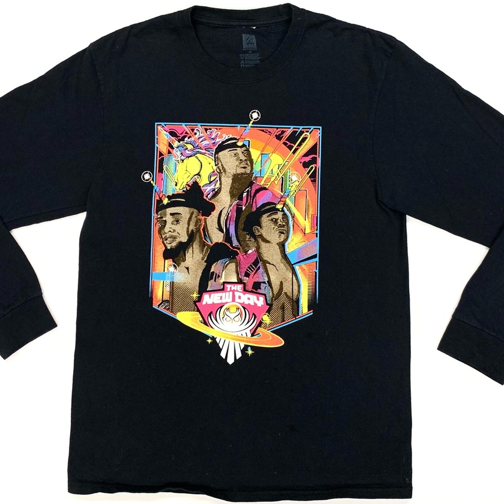 WWE The New Day Long Sleeve Shirt Size Medium